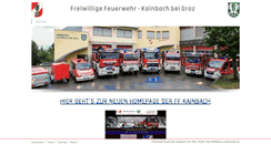 Desktop Screenshot of feuerwehr-kainbach.at